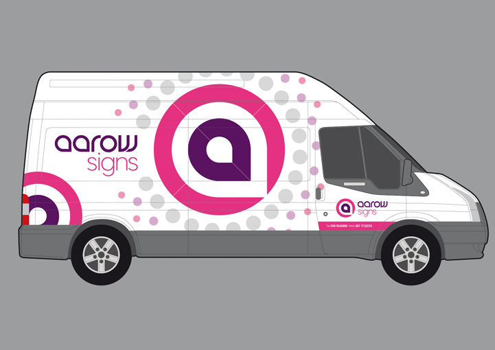 Aarow Signs vehicle graphics