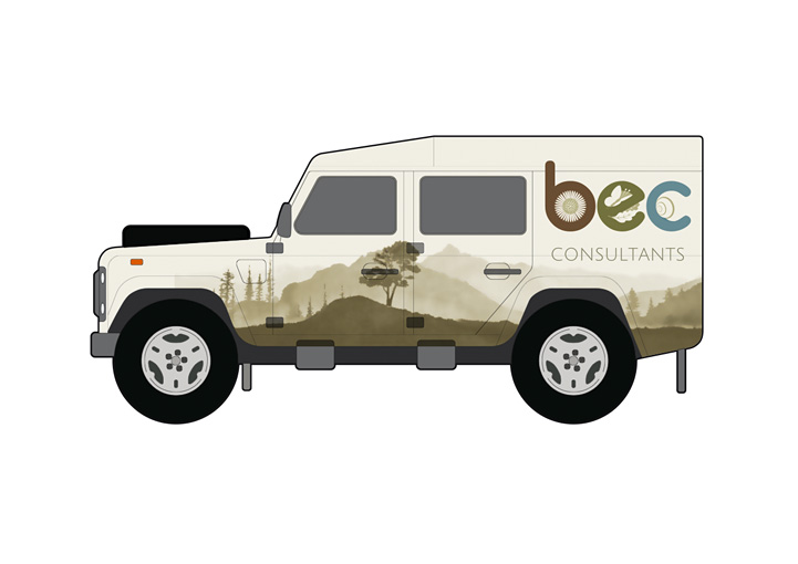 BEC Consultants Vehicle Wrap Design Dublin