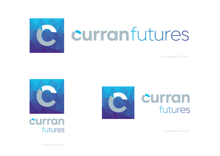 Curran Futures light brand design