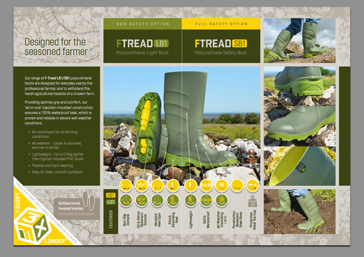 FarmTrak Boots product photography