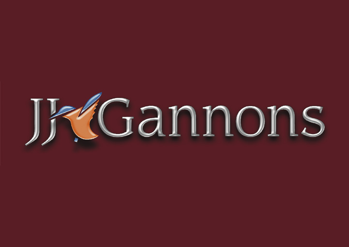 JJ Gannons Hotel logo design refresh