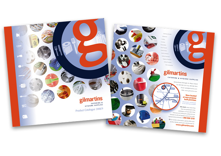 Gilmartins catalogue cover design