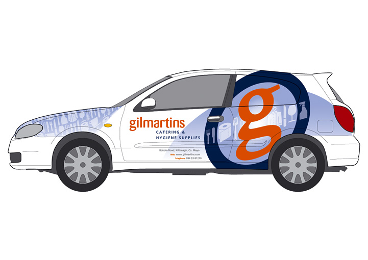 Gilmartins Fleet Graphics Design Kiltimagh