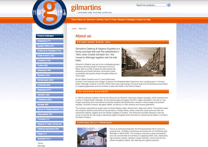 Gilmartins web design 2