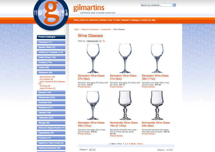 Gilmartins website design 6