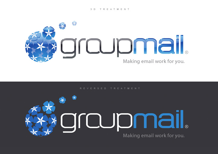 GroupMail logo design