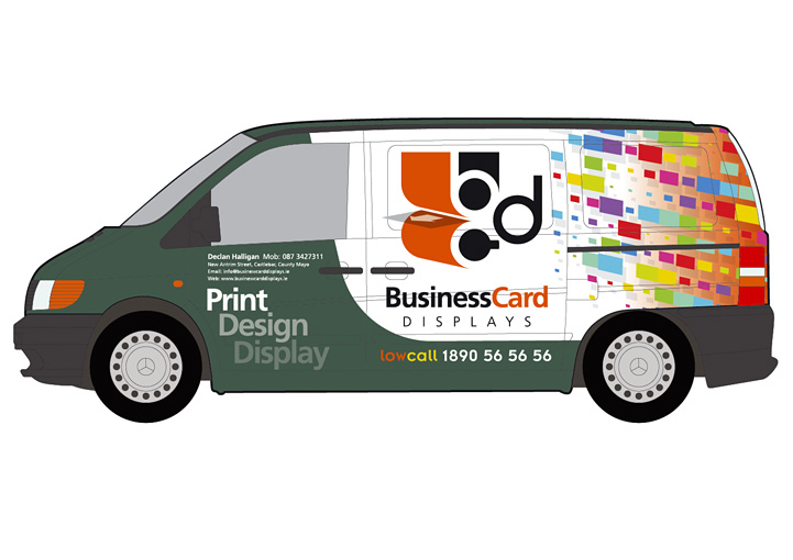 Business Card Displays Vehicle Graphics Design Castlebar