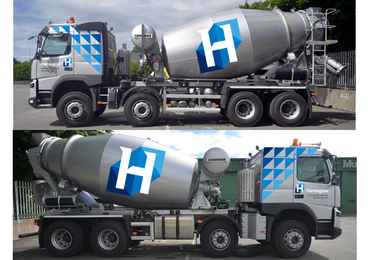 Harrington Concrete mixer truck design