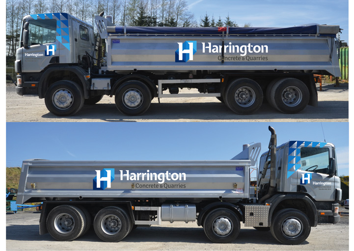Harrington Concrete scania truck design