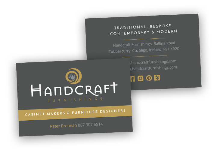 Handcraft Furnishings business card design