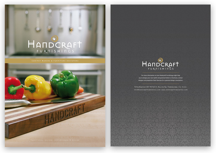 Handcraft Furnishings brochure cover design