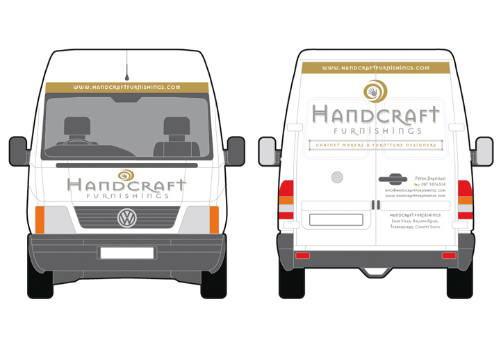 Handcraft Furnishings vehicle graphics design