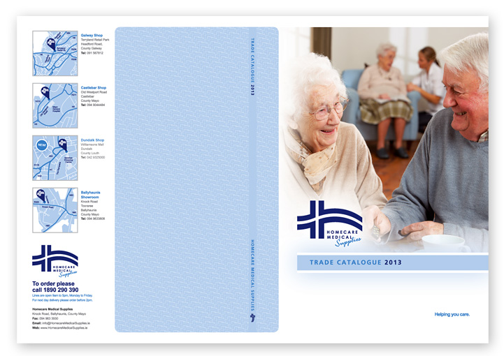 Homecare Medical Supplies Catalogue Design Ballyhaunis