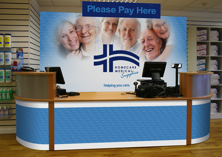 Homecare Medical Supplies Shop Sign Design Ballyhaunis