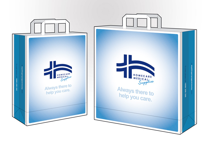 Homecare Medical Supplies Carrier Bag Design Ballyhaunis