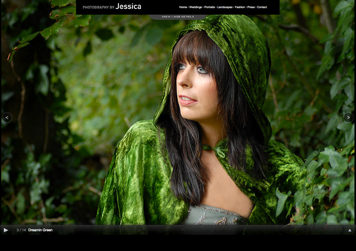 Photography By Jessica web page design 8