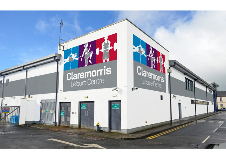 Claremorris Leisure Centre signage design 3