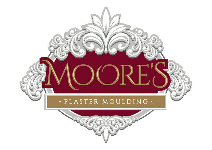 Moore's Plaster Moulding logo design