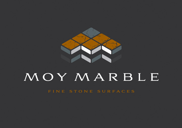 Moy Marble logo design