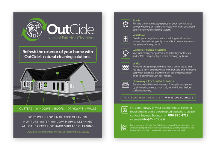 OutCide postcard design