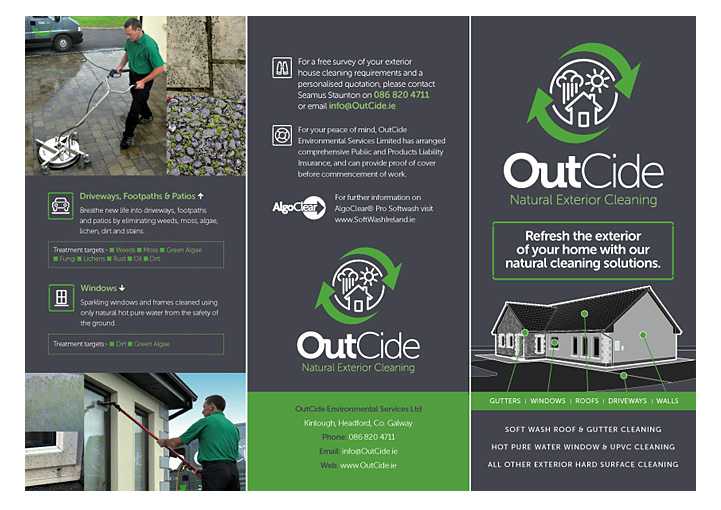 OutCide Brochure Design Headford