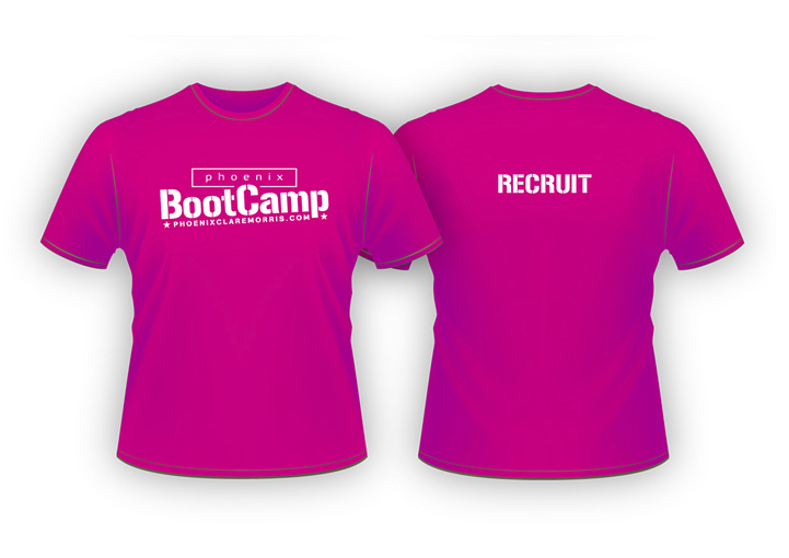Phoenix Total Well-Being bootcamp tshirt design