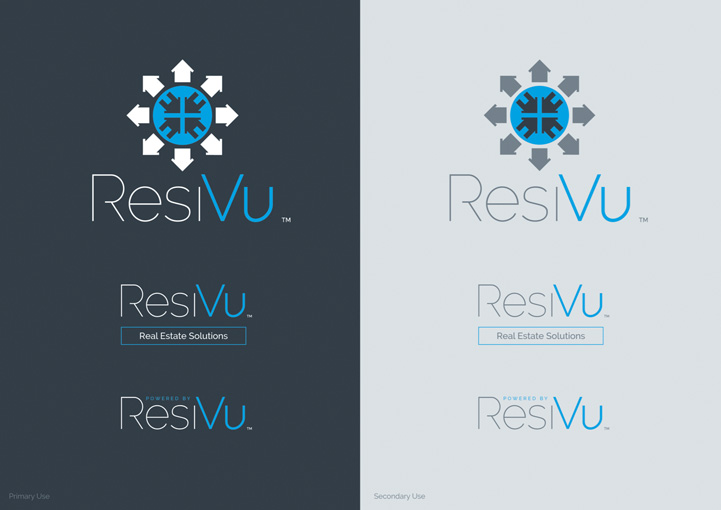 ResiVu brand design alternatives