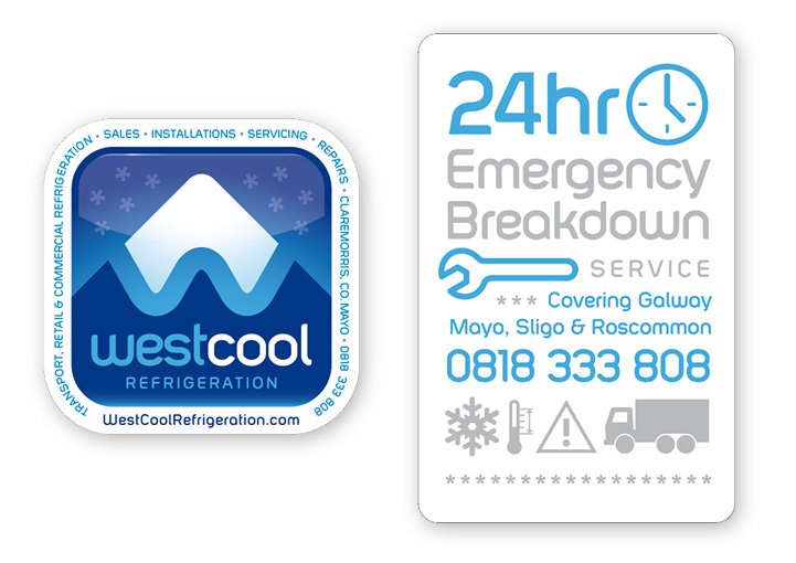 Westcool Refrigeration sticker design